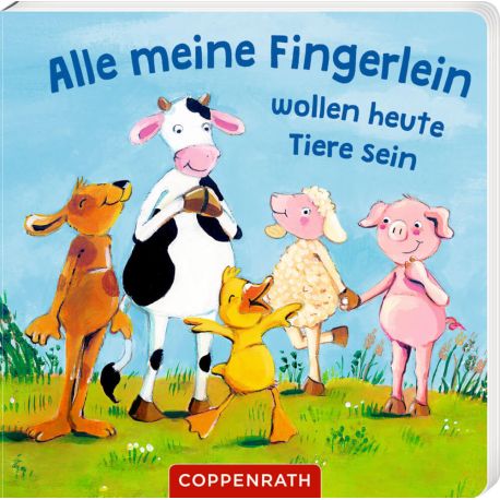 Fingerpuppen-Hand.-Set: Alle meine Fingerlein... (fühlen b.)