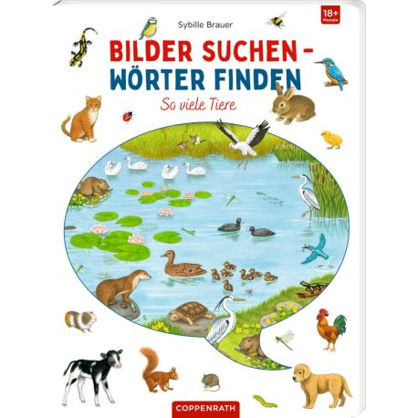 Bilder suchen-Wörter finden: So viele Tiere