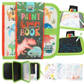 Dino World Paint   Swipe Book