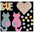 Bügelperlen-Set Pastell 3000St