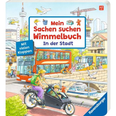 Mein Sachen suchen Wimmelbuch: In der Stadt