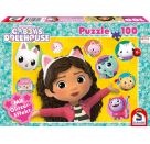 Puzzle Gabbys Dollhouse Gabby und ihre Freunde 100Teile