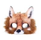 TOITOYS ANIMAL WORLD Maske mit Kunstpelz -Tier, 6-fach sortiert