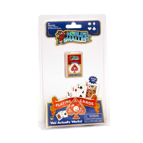 World´s Smallest Playing Card