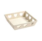 Holztablett m.herz 31x31x8cm