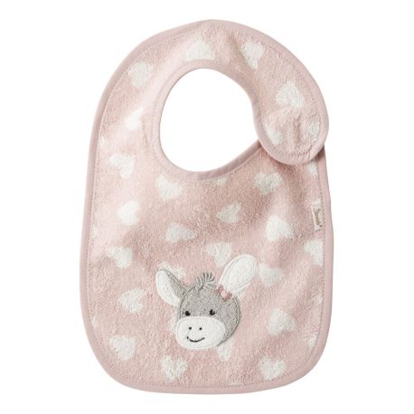 Sterntaler Klettlätzchen Emmi Girl Herzen, zartrosa