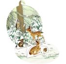 Nostalg. Geschenkanhänger - Pop-up mit Kuvert, sort. (Behr)