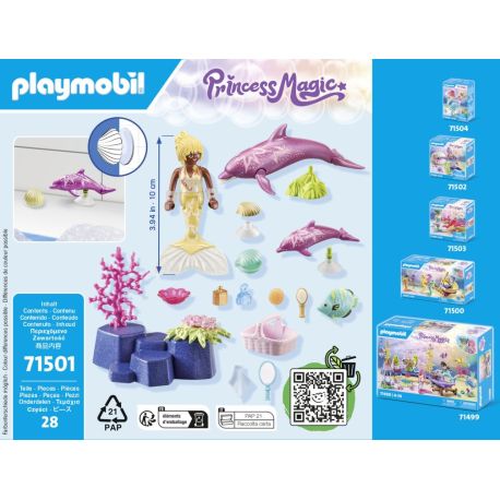 PLAYMOBIL 71501 Meerjungfrau mit Delfinen