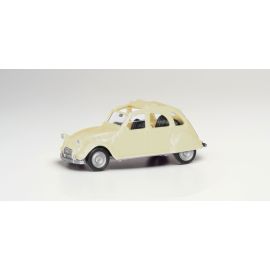 herpa - Citroen 2 CV Rolldach offen, elfenbein