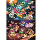 Ravensburger 12000857 Puzzle Tiere im Weltall 2 X 12 Teile