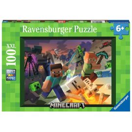 Ravensburger 13333 Puzzle Monster Minecraft 100 Teile XXL