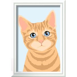 Ravensburger Malen nach Zahlen 23756 - Niedliche Katze - Kinder ab 7 Jahren