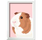 Ravensburger Malen nach Zahlen 23758 - Niedliches Meerschweinchen - Kinder ab 7 Jahren