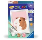 Ravensburger Malen nach Zahlen 23758 - Niedliches Meerschweinchen - Kinder ab 7 Jahren