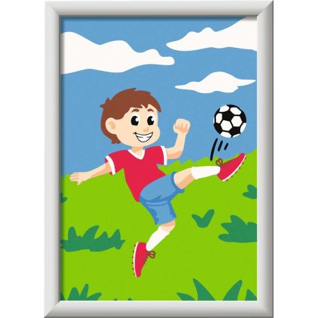 Ravensburger CreArt 23761 - Spaß am Fußball  - Malen nach Zahlen Fußball für Jungen und Mädchen ab 7 Jahre