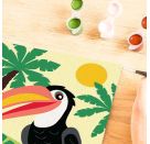 Ravensburger CreArt 23762 - Tukan im Dschungel - Malen nach Zahlen für Kinder ab 7 Jahre