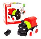BRIO – 30411 Push  amp, Go Zug mit Dampf | Spielzeug für Kleinkinder ab 18 Monate