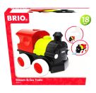 BRIO – 30411 Push  amp, Go Zug mit Dampf | Spielzeug für Kleinkinder ab 18 Monate