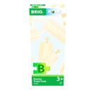 BRIO World – 36099 Schienen Starter Sortiment B | 12-teiliges Holzschienenset für Kinder ab 3 Jahren