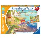 Ravensburger 198 tiptoi® Puzzle für kleine Entdecker: Dinosaurier