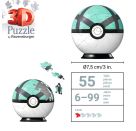 Ravensburger 11581 Puzzle Puzzle-Ball Pokémon Netzball 3D 54 Teile