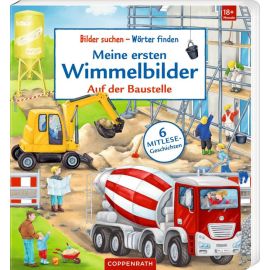 Bilder s.-Wörter f.: Meine 1.Wimmelbilder - A.d.Baustelle