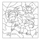 Malen nach Zahlen - T-Rex World