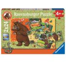 Ravensburger 12001050 Puzzle 25 Jahre Grüffelo! 2 X 24 Teile