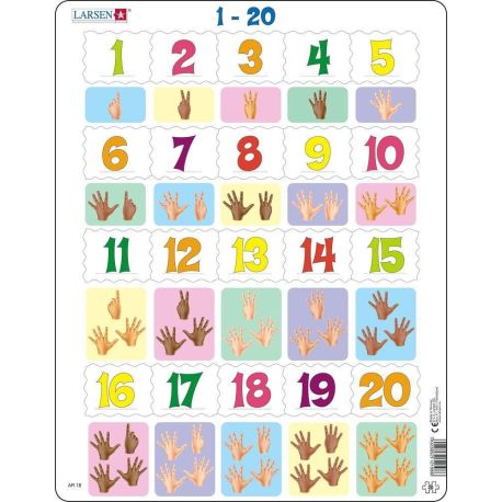 Puzzle - Zahlen 1-20