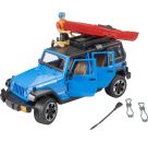Bruder 02529 Jeep Wrangler RubiconUnlimited mit Kajak und Figur