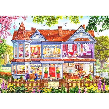 Haus im Frühling, Puzzle 1.000 Teile