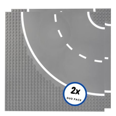 Open Bricks Streetplate 32x32 curve, 2 Stück