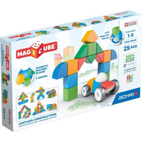 Geomag Magicube Shapes Little World 25
