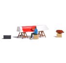 BUSCH H0 79816 A-Set:Boot streichen