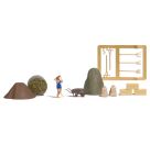 BUSCH H0 79850 A-Set:Model mit Heugabel