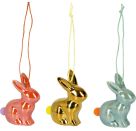 Puschelhäschen-Anhänger - Ostergrüße, sortiert (1 Stück)