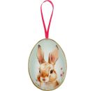 Metall-Anhänger Osterei - Ostergrüße, sort.