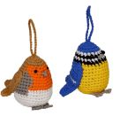 Häkel-Anhänger Vogel - Ostergrüße, sortiert (1 Stück)