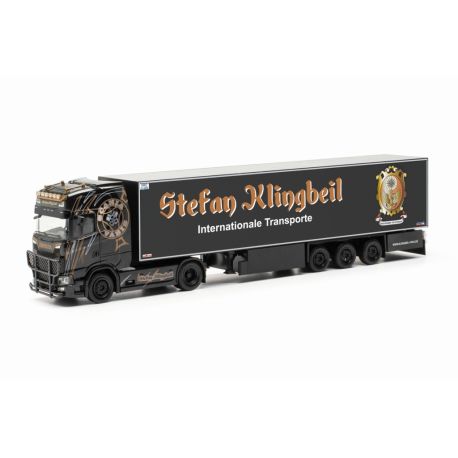 herpa - Scania CS20 HD Kühlkoffer-Sattelzug Stefan Klingbeil (Hessen / Gladenbach)