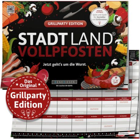 STADT LAND VOLLPFOSTEN® - GRILLPARTY EDITION - Jetzt geht’s um die Wurst. - A4
