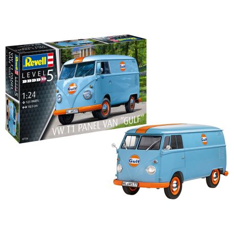 VW T1 panel van Gulf, Revell Modellbausatz