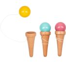 Holz-Fangspiel Eistüte - Spiegelburg Sommerkinder, sort.