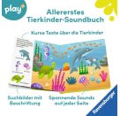 Ravensburger Play+ Mein allererstes Soundbuch: Tierkinder, Baby-Buch ab 1 Jahr