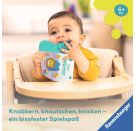 Ravensburger Play+ flip pop: Erste Wörter (Mein allererstes Beißbuch), Baby-Buch ab 6 Monate