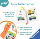 Ravensburger Play+ flip pop: Erste Zahlen (Mein allererstes Beißbuch), Baby-Buch ab 6 Monate