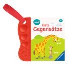Ravensburger Play+ flip pop: Erste Gegensätze (Mein allererstes Beißbuch), Baby-Buch ab 6 Monate