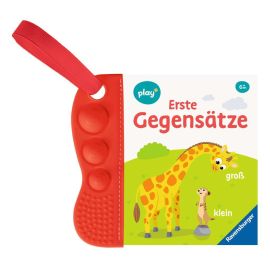 Ravensburger Play+ flip pop: Erste Gegensätze (Mein allererstes Beißbuch), Baby-Buch ab 6 Monate