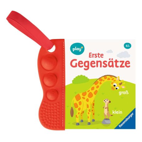 Ravensburger Play+ flip pop: Erste Gegensätze (Mein allererstes Beißbuch), Baby-Buch ab 6 Monate