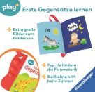 Ravensburger Play+ flip pop: Erste Gegensätze (Mein allererstes Beißbuch), Baby-Buch ab 6 Monate