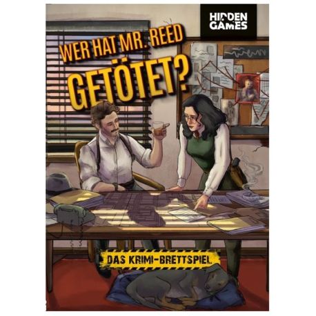 Hidden Games Brettspiel: Wer hat Mr. Reed getötet?